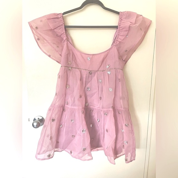 NWT Free People Maude Glinda Mini Dress - Picture 4 of 6